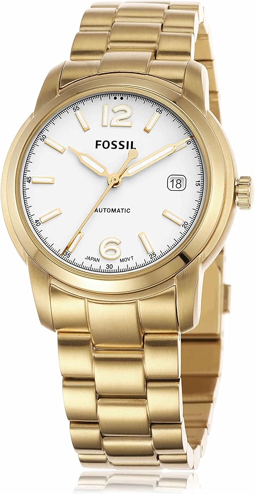 title:Fossil Women's Heritage 38mm Automatic Watch ME3226;color:White