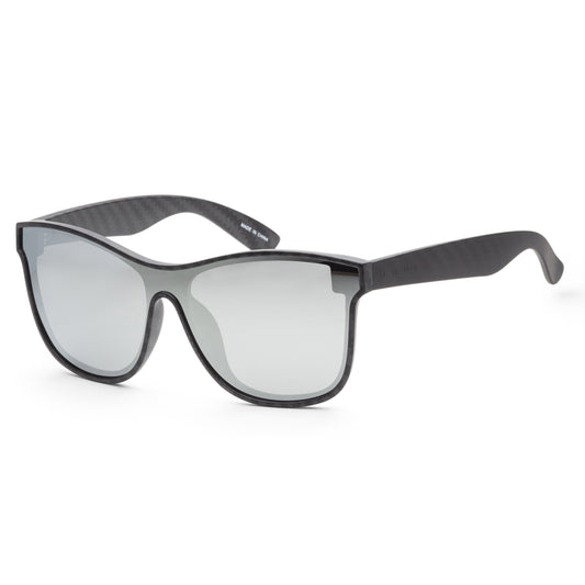 title:N.O.A Men's Silver Mirror Sunglasses NOAEW-001SLMR;color:Black