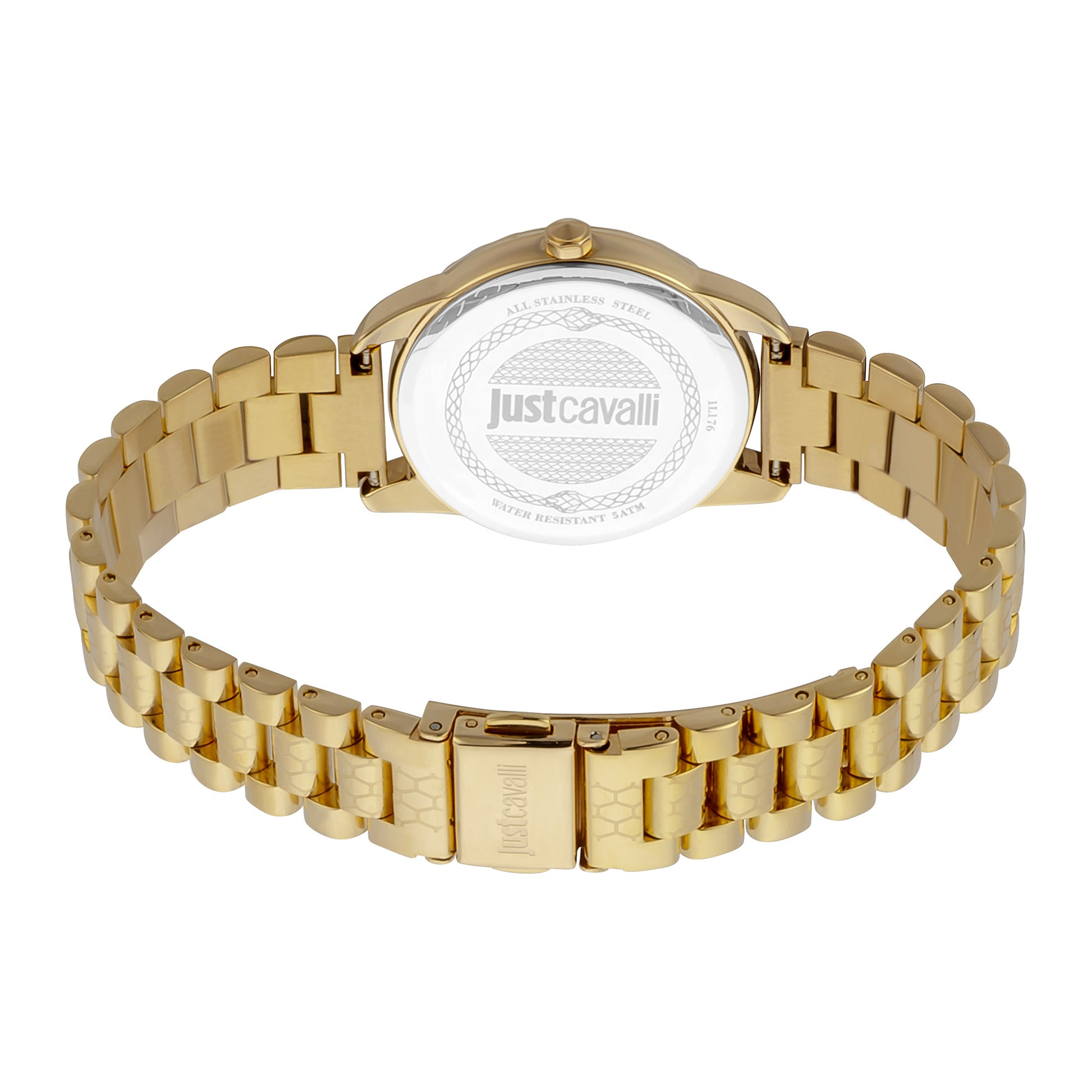 title:Just Cavalli Women's JC1L176M0055 SET 34mm Quartz Watch;color:Gold