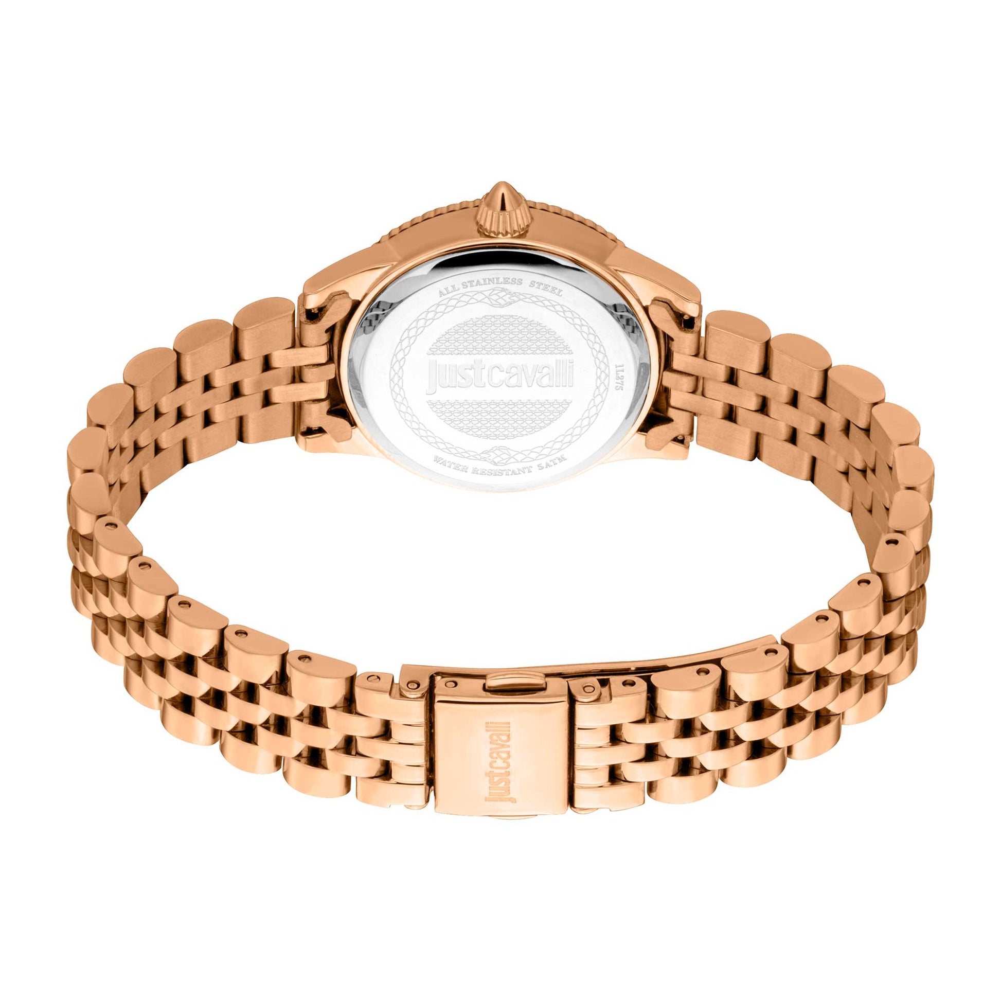 title:Just Cavalli Women's JC1L275M0065 Animalier 30mm Quartz Watch;color:Rose Gold