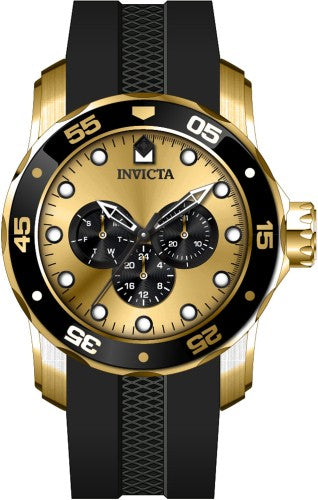 title:Invicta Men's Pro Diver Scuba 48mm Quartz Watch IN-45719;color:Gold