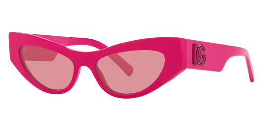 title:Dolce & Gabbana Women's 52mm Fuchsia Sunglasses DG4450-326230-52;color:Fuchsia frame, Pink Mirror Internal Silver lens