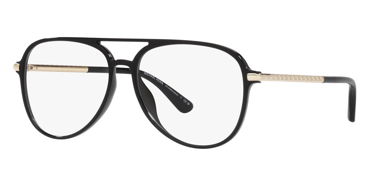 title:Michael Kors Women's Ladue 56mm Black Opticals MK4096U-3005-56;color:Black frame, Demo lens