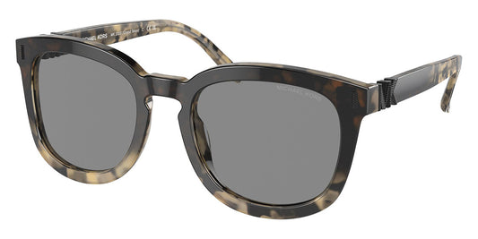 title:Michael Kors Men's Grand Teton 54mm Gradient Tort Sunglasses MK2203-39423F-54;color:Black Grey Gradient Tortoise Frame, Dark Grey Lens