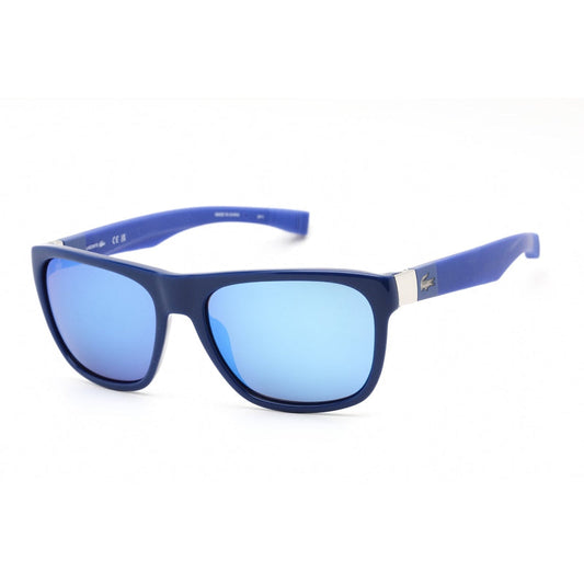 title:Lacoste Unisex 55mm Medium Blue Sunglasses L664S-414-55;color:Medium Blue Frame, Blue Lens