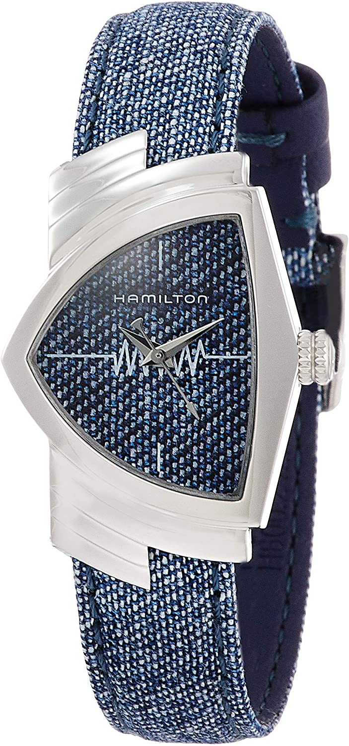 title:Hamilton Women's Ventura 24mm Quartz Watch H24211941;color:Blue