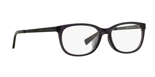 title:Armani Exchange Women's 53mm Black Transparent Opticals AX3005F-8005-53;color:Black Transparent