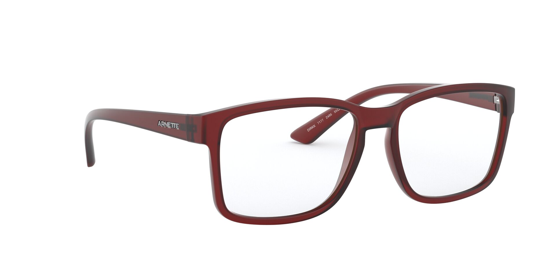 title:Arnette Men's 55mm Matte Red Opticals AN7177-2495-55;color:Matte Red