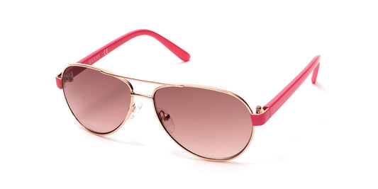 title:Guess Unisex 53mm Shiny Rose Gold Sunglasses GF4001-28T-53;color:Shiny Rose Gold