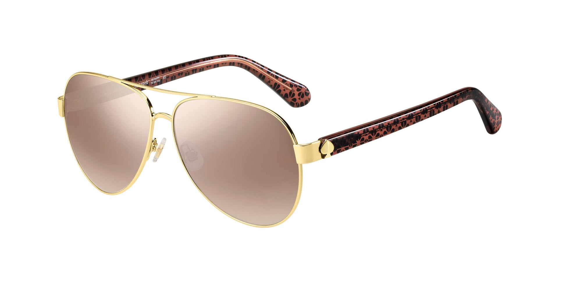 title:Kate Spade Women's 59mm Gold Pink Sunglasses GENEVAS-0EYR-59;color:Gold Pink