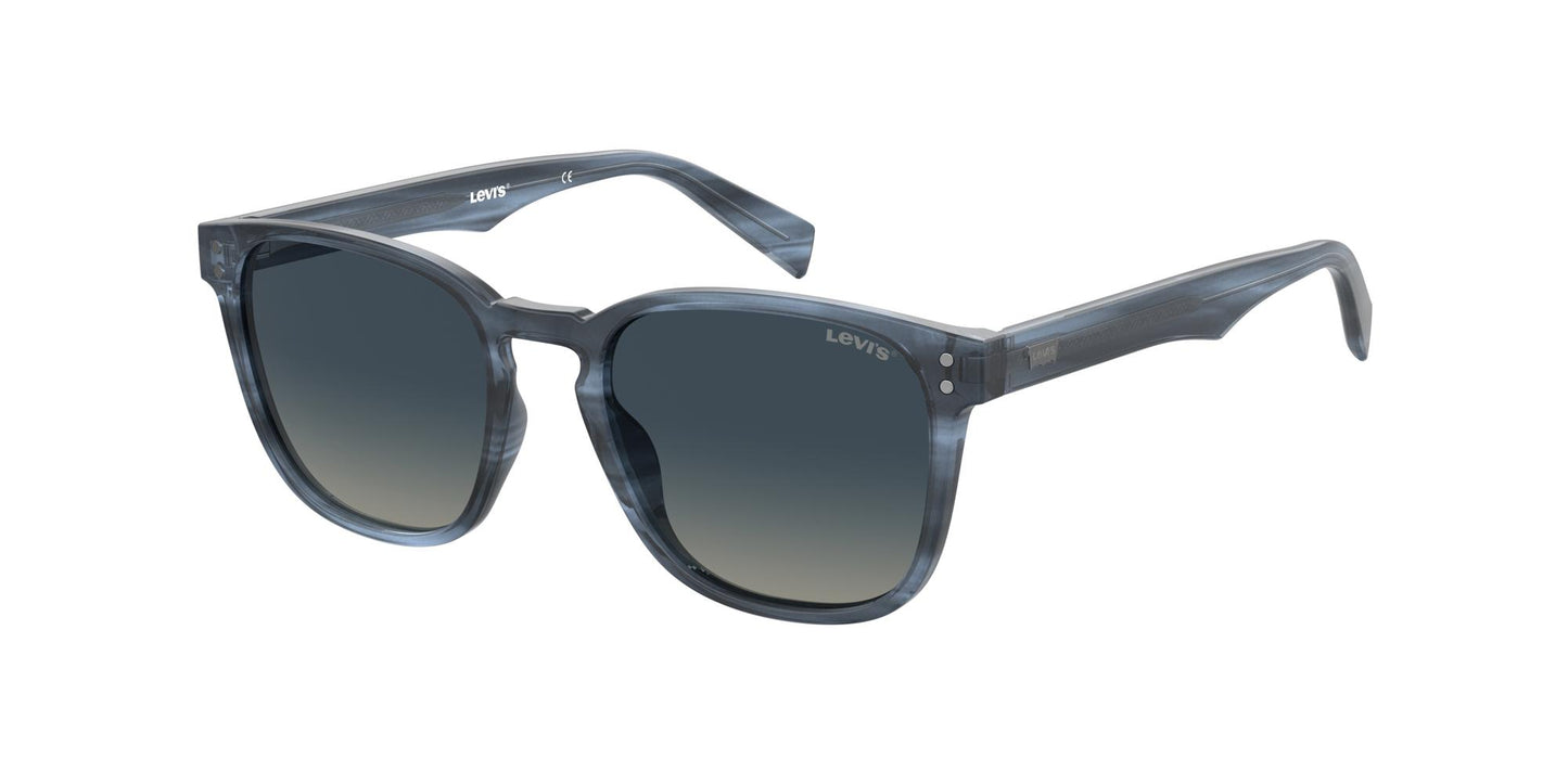 title:Levi's Men's 52mm Blue Horn Sunglasses LV5008S-038I-52;color:Blue Horn