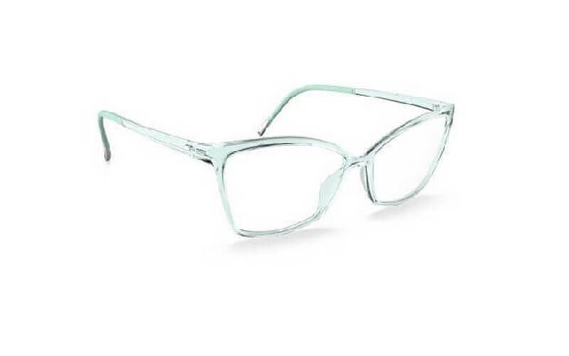 title:Silhouette Women's 56mm Transparent Grey Opticals EOS-VIEW-1597-75-5010-56;color:Transparent Grey frame, Demo lens