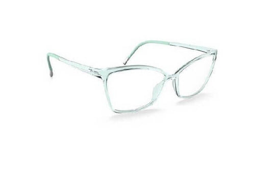 title:Silhouette Women's 56mm Transparent Grey Opticals EOS-VIEW-1597-75-5010-56;color:Transparent Grey frame, Demo lens