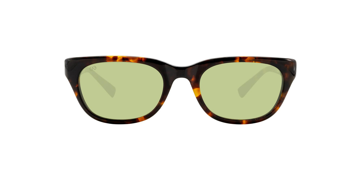 title:Eyevan Unisex 53mm Tortoise Sunglasses MALECON-SUN-E-TORT-53;color:Tortoise