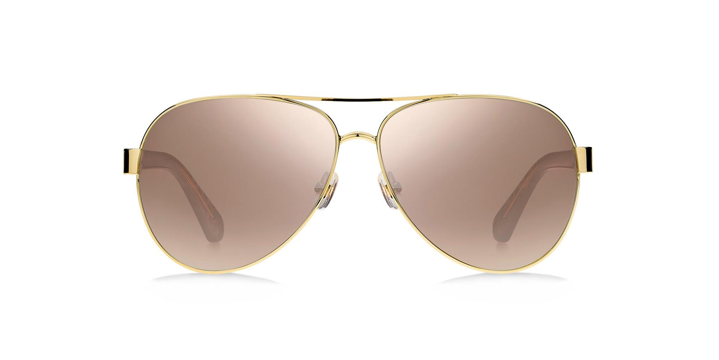 title:Kate Spade Women's 59mm Gold Pink Sunglasses GENEVAS-0EYR-59;color:Gold Pink