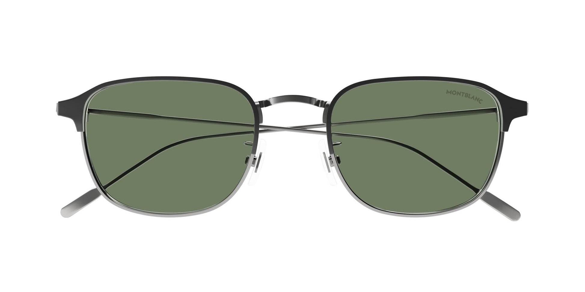 title:Montblanc Men's 50mm Ruthenium Sunglasses MB0189S-002-50;color:Ruthenium