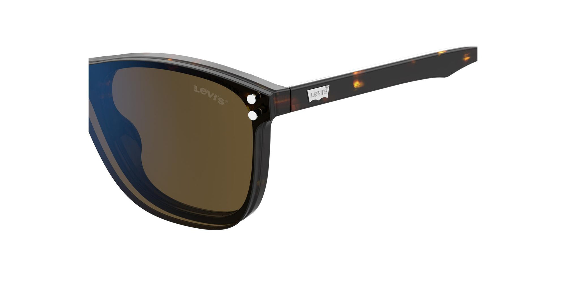 title:Levi's Men's 53mm Blue Horn Sunglasses LV5013CS-038I-53;color:Blue Horn