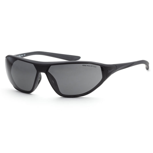 title:Nike Men's Aero Swift 65mm Matte Black Sunglasses DQ0803-010;color:Matte Black Frame, Grey Lens