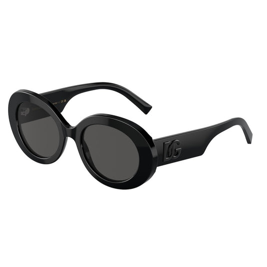 title:Dolce & Gabbana Women's 51mm Black Sunglasses DG4448F-501-87-51;color:Black frame, Dark Grey lens