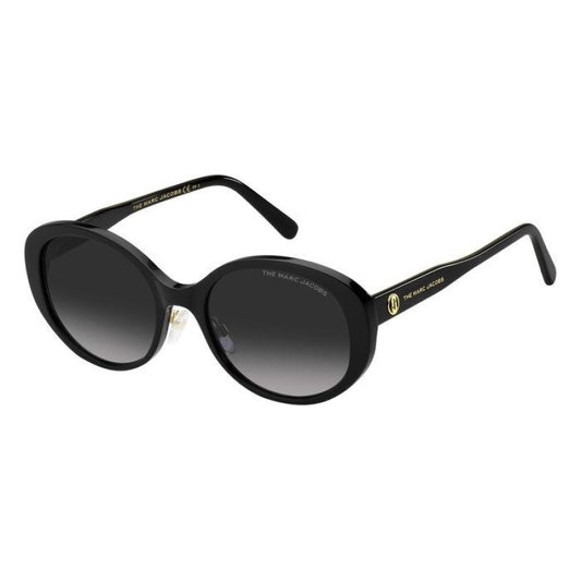 title:Marc Jacobs Women's 56mm Black Sunglasses MARC520S-0807-9O;color:Black frame, Dark Grey Gradient lens