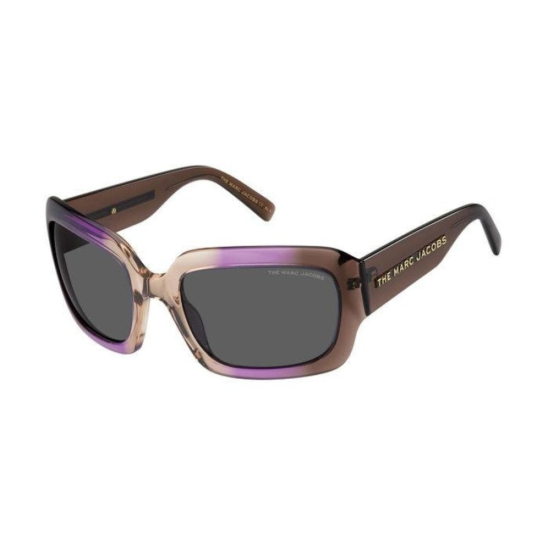 title:Marc Jacobs Women's 59mm Violet Brown Sunglasses MARC574S-0E53-IR;color:Violet Brown frame, Grey lens