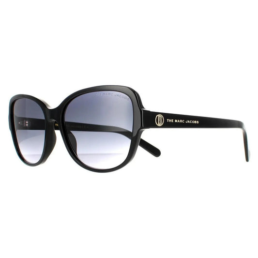 title:Marc Jacobs Women's 58mm Black Sunglasses MARC528S-0807-9O;color:Black frame, Dark Grey Gradient lens