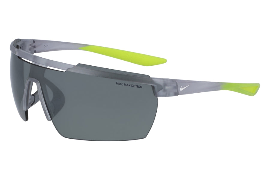 title:Nike Unisex Windshield Elite 60 mm Matte Wolf Grey Sunglasses CW4661-012-60;color:Matte Wolf Grey Frame, Silver Lens