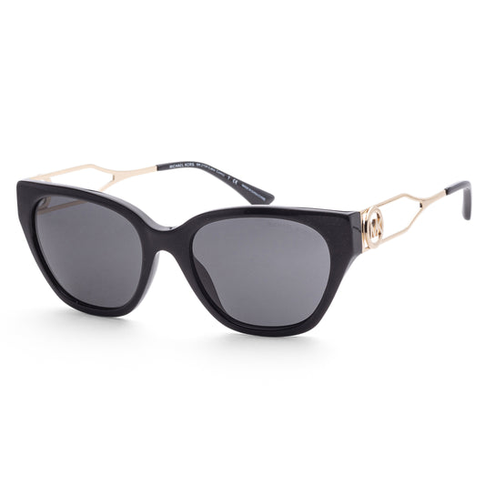 title:Michael Kors Women's 54mm Black Sunglasses MK2154-300587-54;color:Black frame, Grey lens