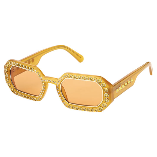 title:Swarovski Women's  48mm Orange Sunglasses 5636332;color:Orange Frame, Orange Lens