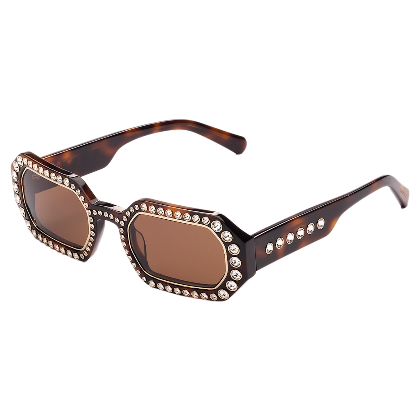 title:Swarovski Women's  48mm Brown Sunglasses 5627866;color:Brown Frame, Brown Lens