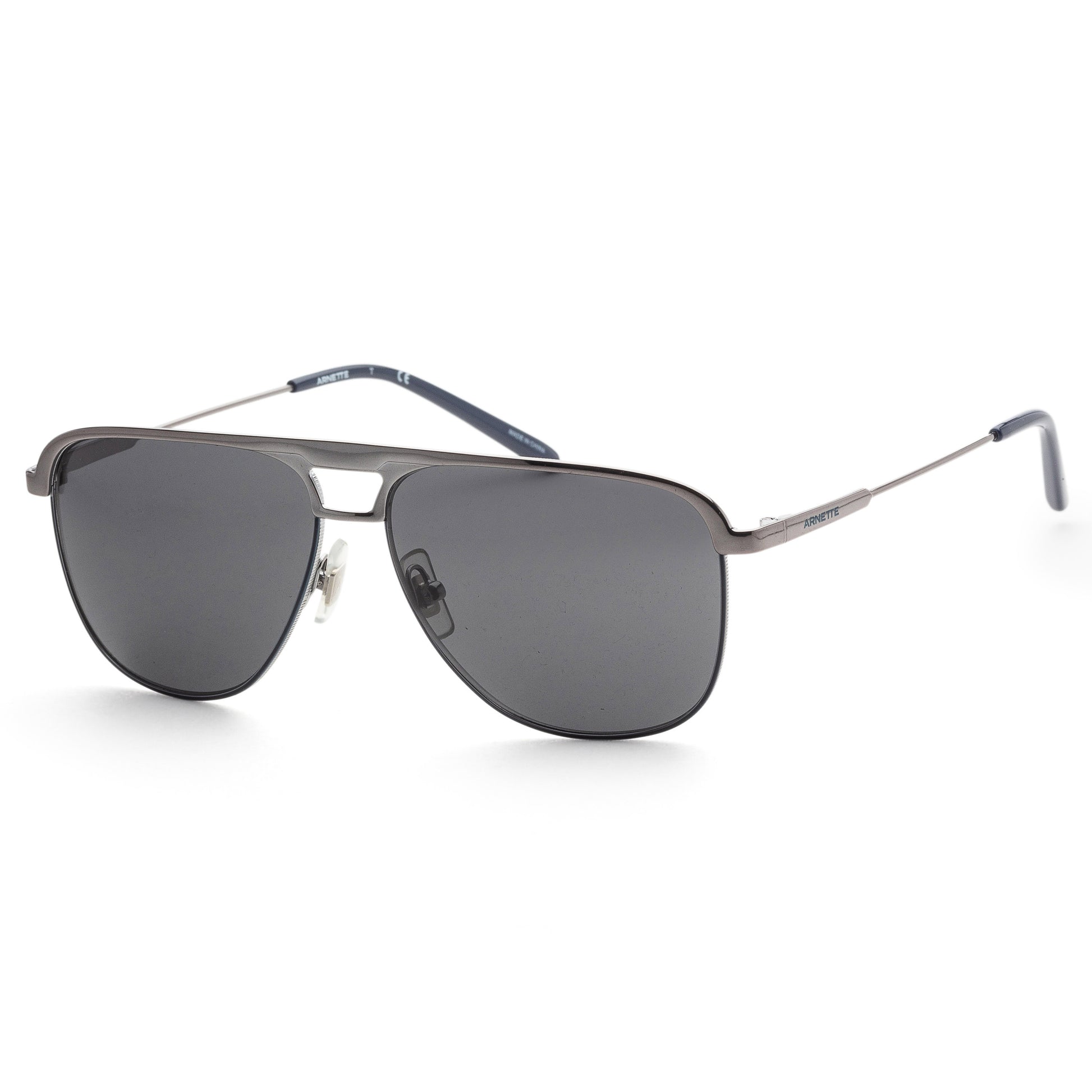 title:Arnette Men's 57mm Gunmetal Sunglasses AN3082-735-87-57;color:Gunmetal Frame, Grey Lens