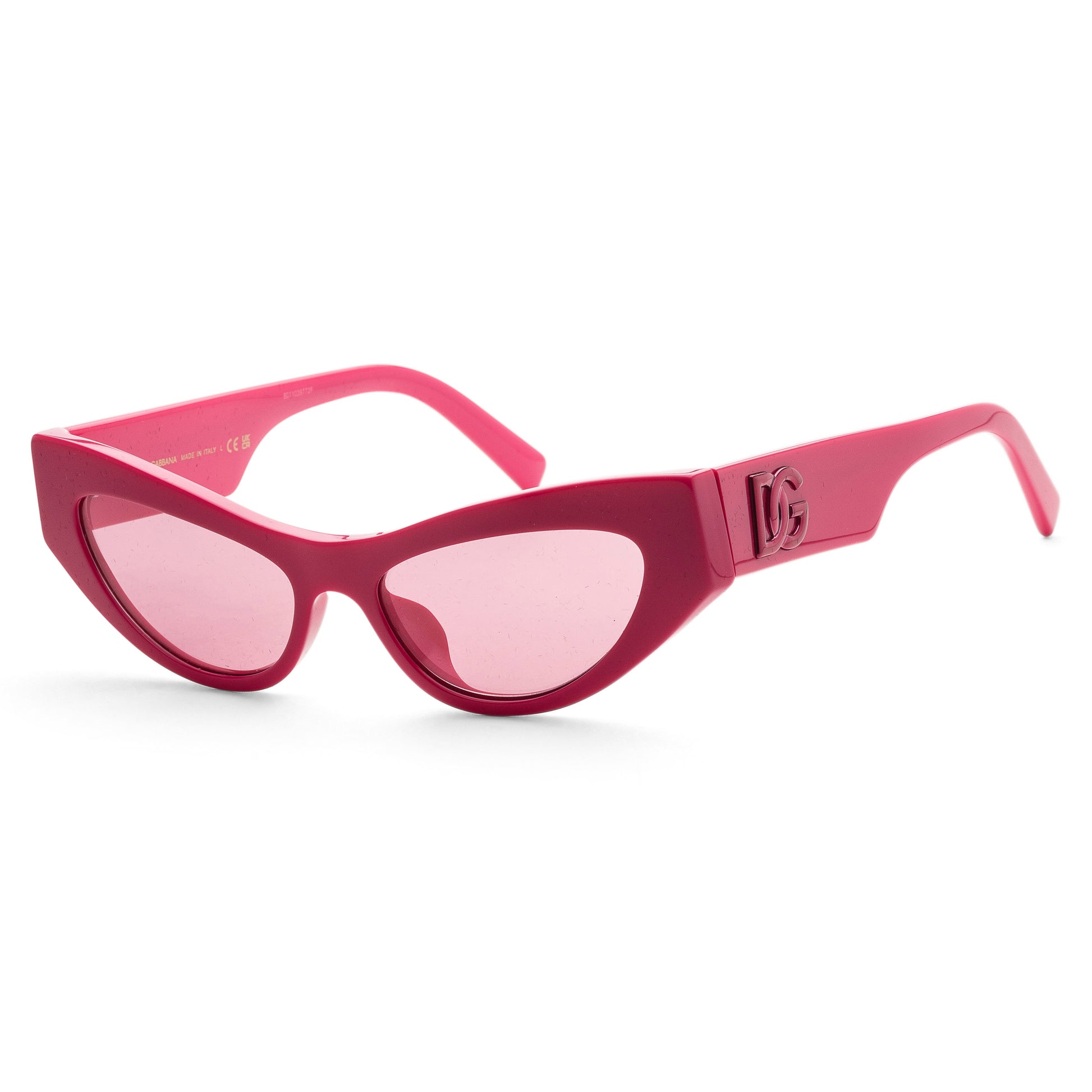 title:Dolce & Gabbana Women's Fashion 52 mm Fuchsia Sunglasses DG4450F-326230-52;color:Fuchsia Frame, Pink Mirror Internal Silver Lens