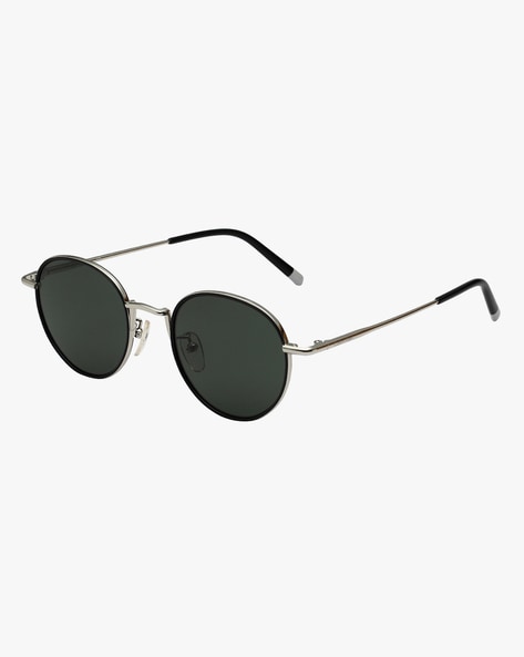 title:Calvin Klein Unisex 49mm Silver Sunglasses CK1235SA-046;color:Silver Frame, Grey Gradient Lens