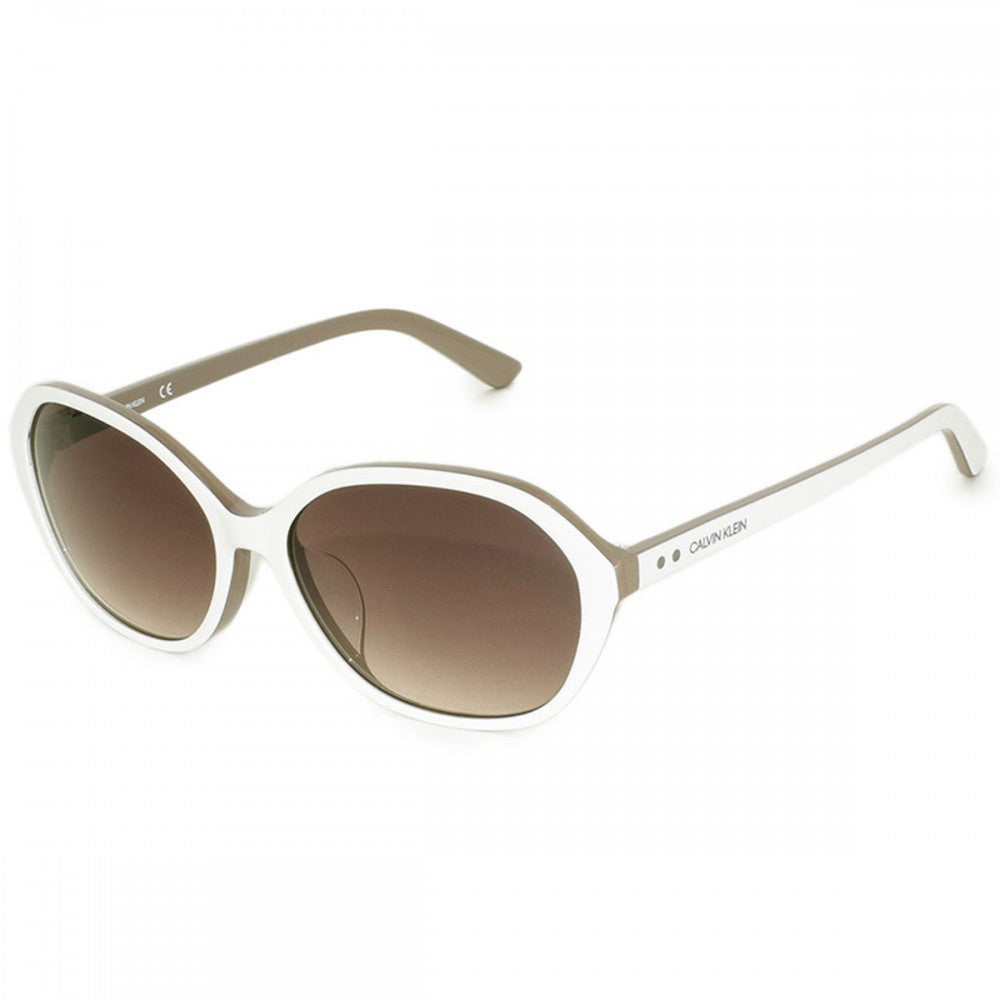 Calvin Klein Women's 57mm Cream Taupe Sunglasses CK18524SA-107 - Ruumur