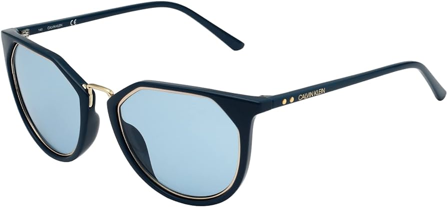 title:Calvin Klein Women's 54mm Blue Sunglasses CK18531S-429;color:Blue Frame, Blue Lens