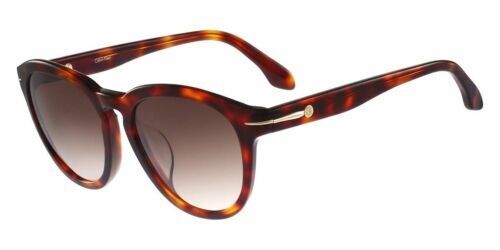 title:Calvin Klein Women's 55mm Havana Sunglasses CK4302SA-214;color:Havana Frame, Smoke Gradient Lens