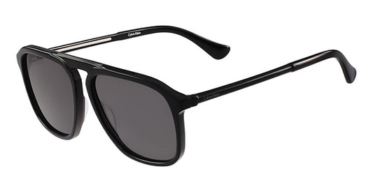 title:Calvin Klein Men's 58mm Black Sunglasses CK4317S-604;color:Blush Horn Frame, Grey Lens