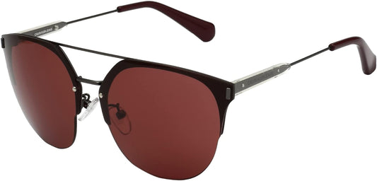 title:Calvin Klein Women's 54mm Black Sunglasses CKJ172SAF-627;color:Black Frame, Purple Lens