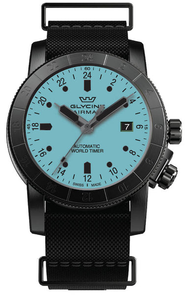 title:Glycine Men's Airman Contemporary Purist GMT 42mm Automatic Watch GL0491;color:Black