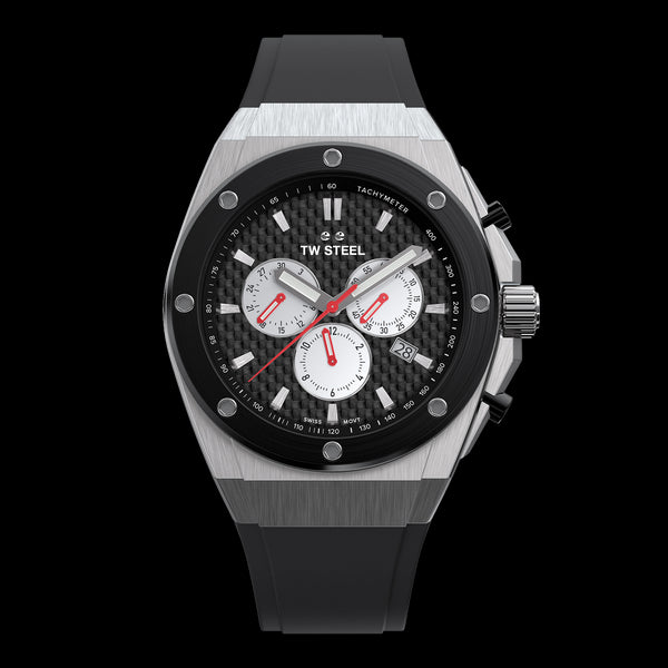 title:TW Steel Men's CEO Tech 48mm Quartz Chronograph Watch CE4020;color:Black