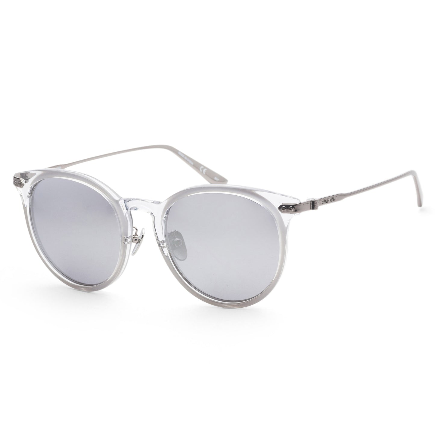 Calvin Klein Unisex 54mm Crystal White Sunglasses CK18708SA-195 - Ruumur