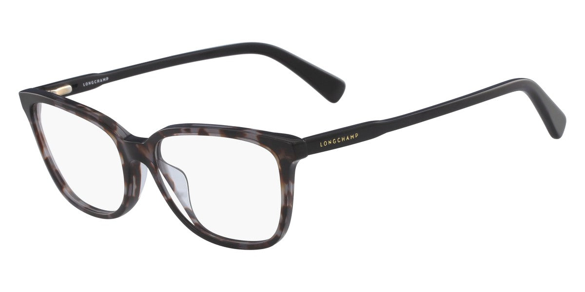 title:Longchamp Women's 54mm Grey Tortoise Opticals LO2607-060;color:Grey Tortoise Frame, Demo Lens