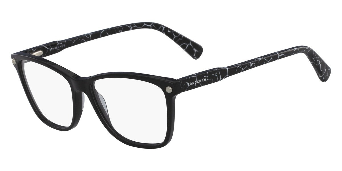 title:Longchamp Women's 54mm Black Opticals LO2613-001;color:Black Frame, Demo Lens