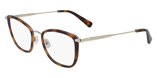 title:Longchamp Women's 51mm Havana Opticals LO2660-214;color:Havana Frame, Demo Lens