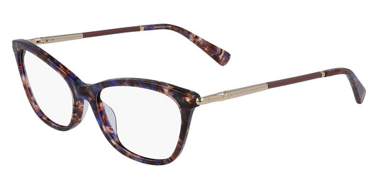 title:Longchamp Women's 52mm Purple Tortoise Opticals LO2670L-625;color:Purple Tortoise Frame, Demo Lens