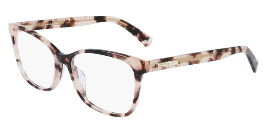 title:Longchamp Women's 54mm Rose Tortoise Opticals LO2680-517;color:Rose Tortoise Frame, Demo Lens