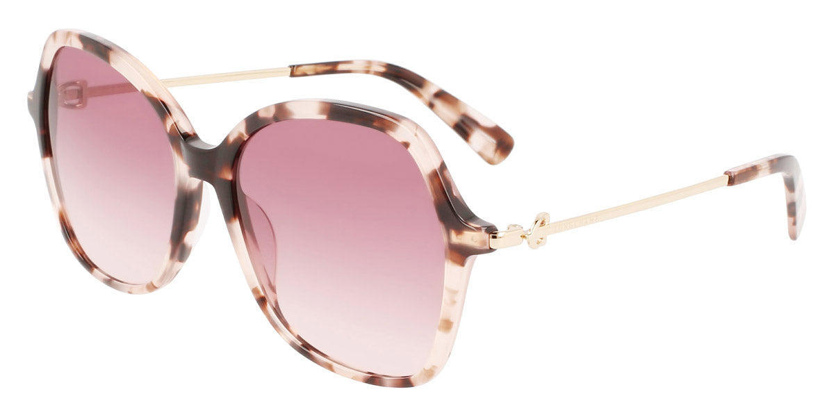 title:Longchamp Women's 57mm Rose Havana Sunglasses LO705S-690;color:Rose Havana Frame, Pink Gradient Lens