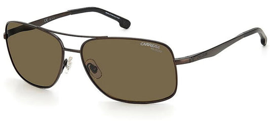 title:Carrera Men's 60mm Brown Polarized Sunglasses CA8040S-009Q-SP;color:Brown Frame, Brown Lens