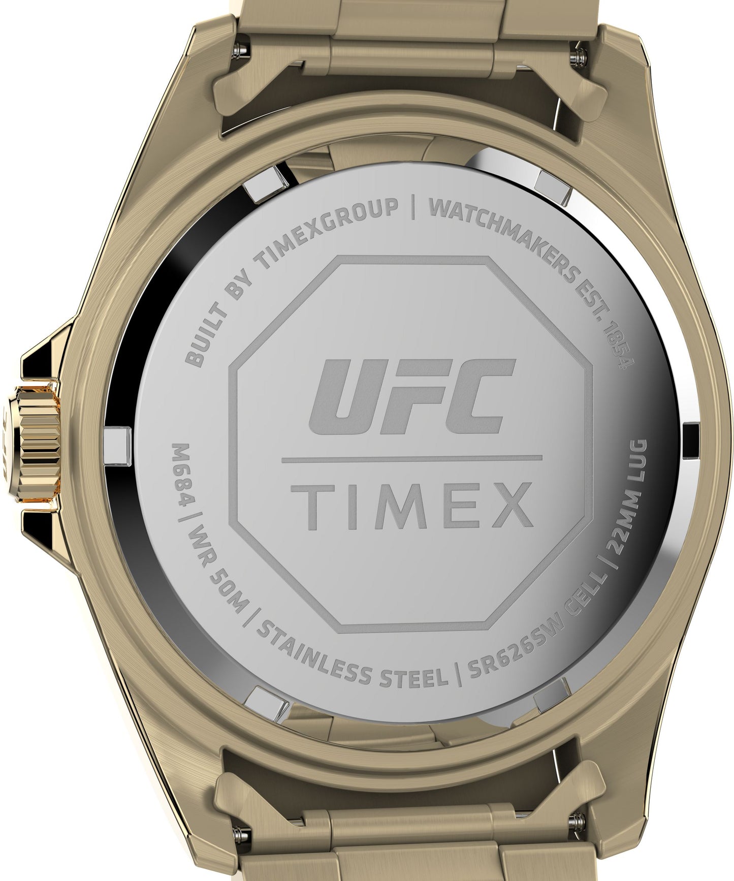 title:Timex Men's UFC Street 42mm Quartz Watch TW2V96100;color:Gold