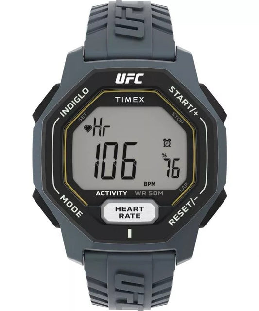 title:Timex Men's UFC Performance 46mm Watch TW2V83900GP;color:Grey